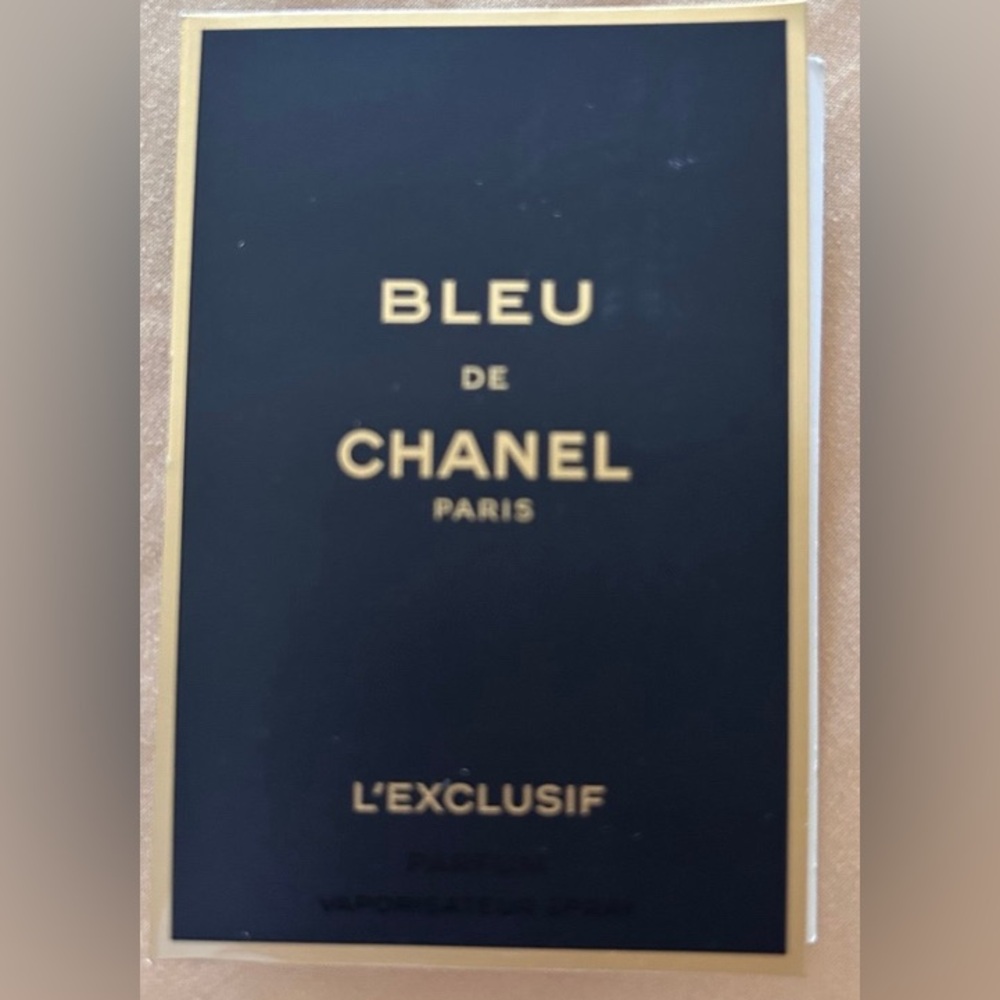 BLEU DE CHANEL PARIS Sample Card